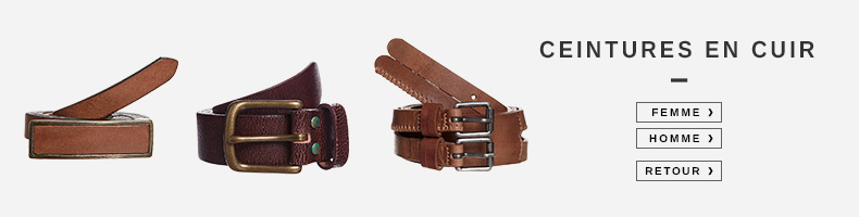 ceintures en cuir