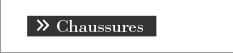 Chaussures LUXE