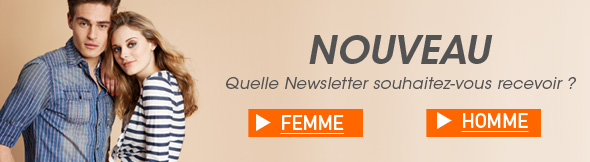 Choisissez votre Newsletter personnalis&eacute;e ! 