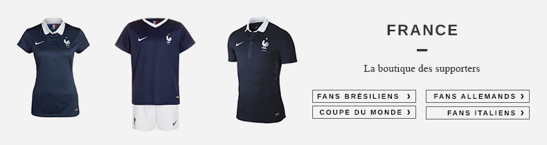 Retrouvez des articles pour supporter les Bleus sur Zalando.ch