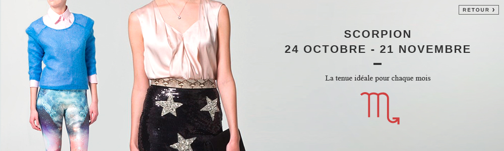 Horoscope de la mode scorpion sur Zalando Suisse