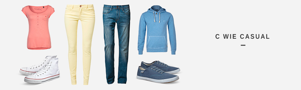 C wie Casual | Modelexikon bei Zalando C wie Casual