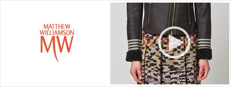 Video Damen Lederjacke MW Matthew Williamson bei Zalando
