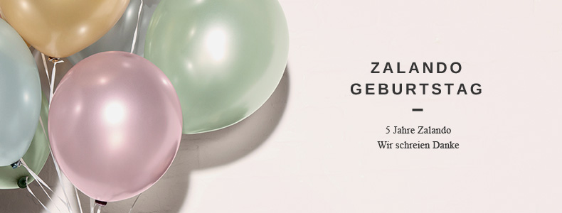 Zalando.ch hat Geburtstag! Wir schreien danke! Zalando.ch Geburtstag: Top Produkte zum Schreien