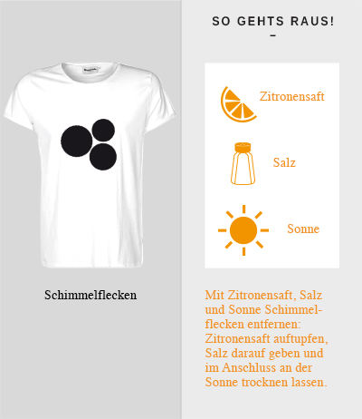 Schimmelflecken entfernen