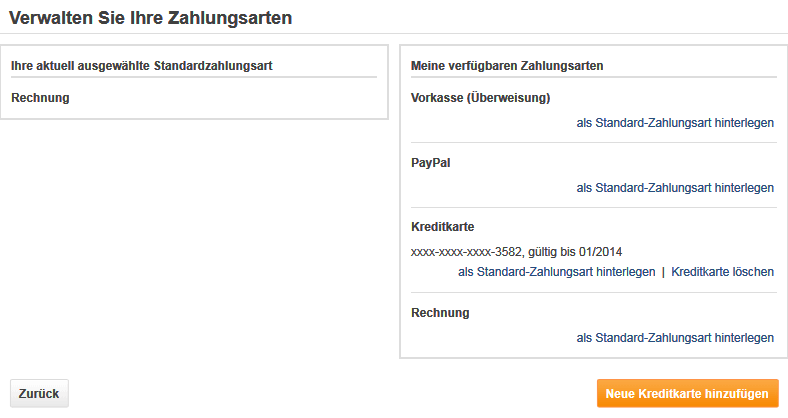 Wählen Sie hier ihre bevorzugte Zahlart aus